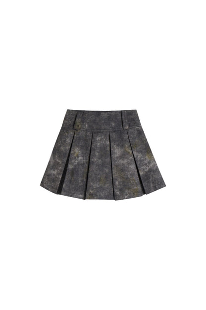 Denim Acid-Wash Skirt In Gray - YJ1NGZYZJ? Official