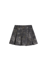 Denim Acid-Wash Skirt In Gray - YJ1NGZYZJ? Official