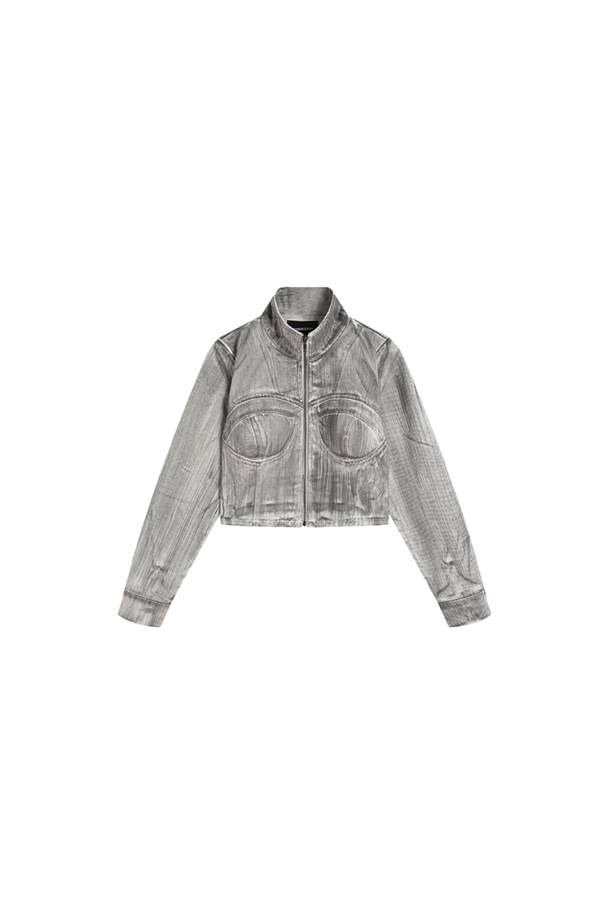 Denim Corset Jacket In Scrawl - YJ1NGZYZJ? Official