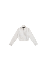 Denim Corset Jacket In White - YJ1NGZYZJ? Official