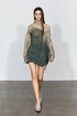 Distressed Oversized Sweater In Green - YJ1NGZYZJ? Official