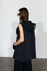 Hooded Double-Breasted Waistcoat - YJ1NGZYZJ? Official