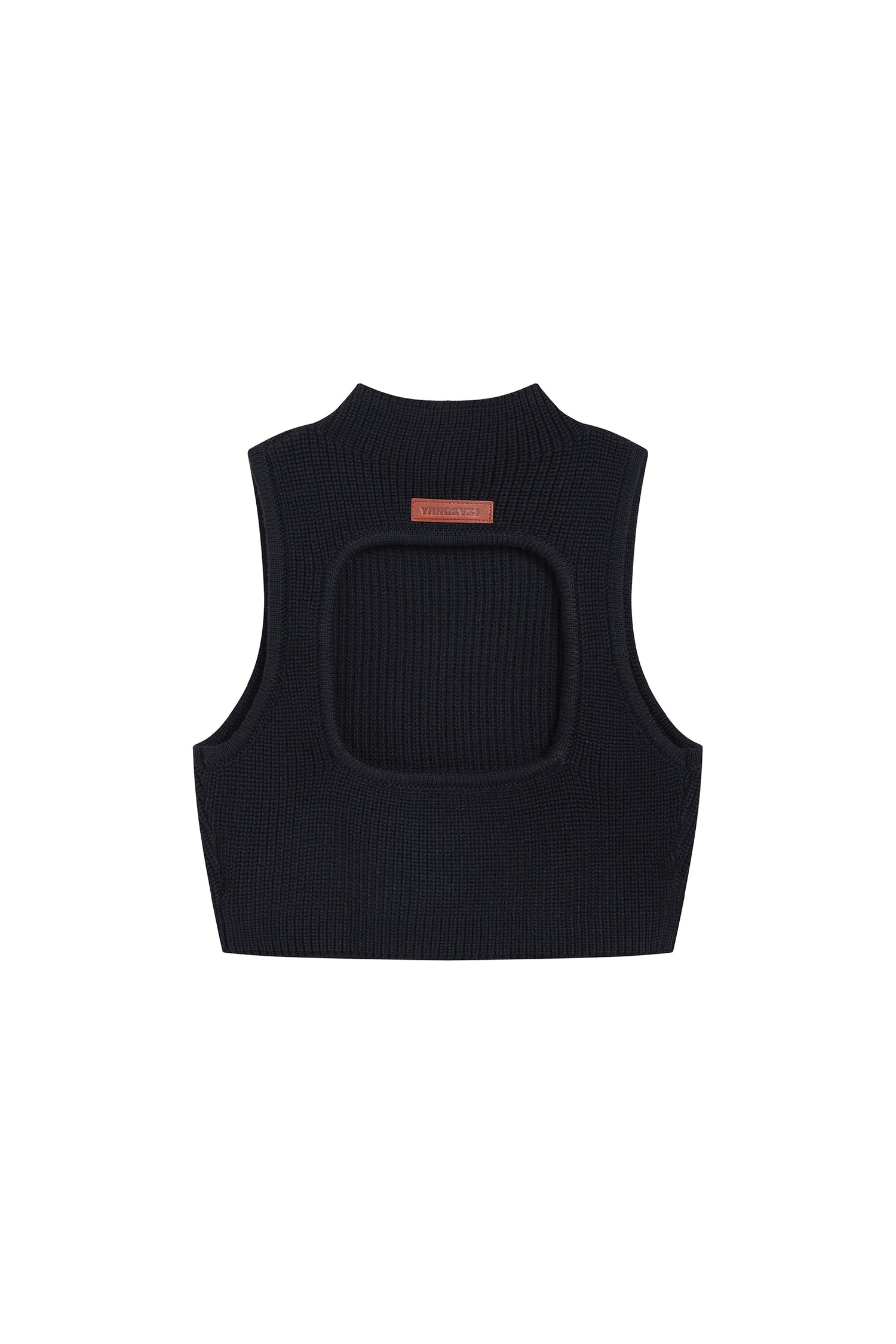 Knit Vest In Black - YJ1NGZYZJ? Official