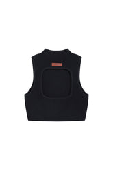 Knit Vest In Black - YJ1NGZYZJ? Official