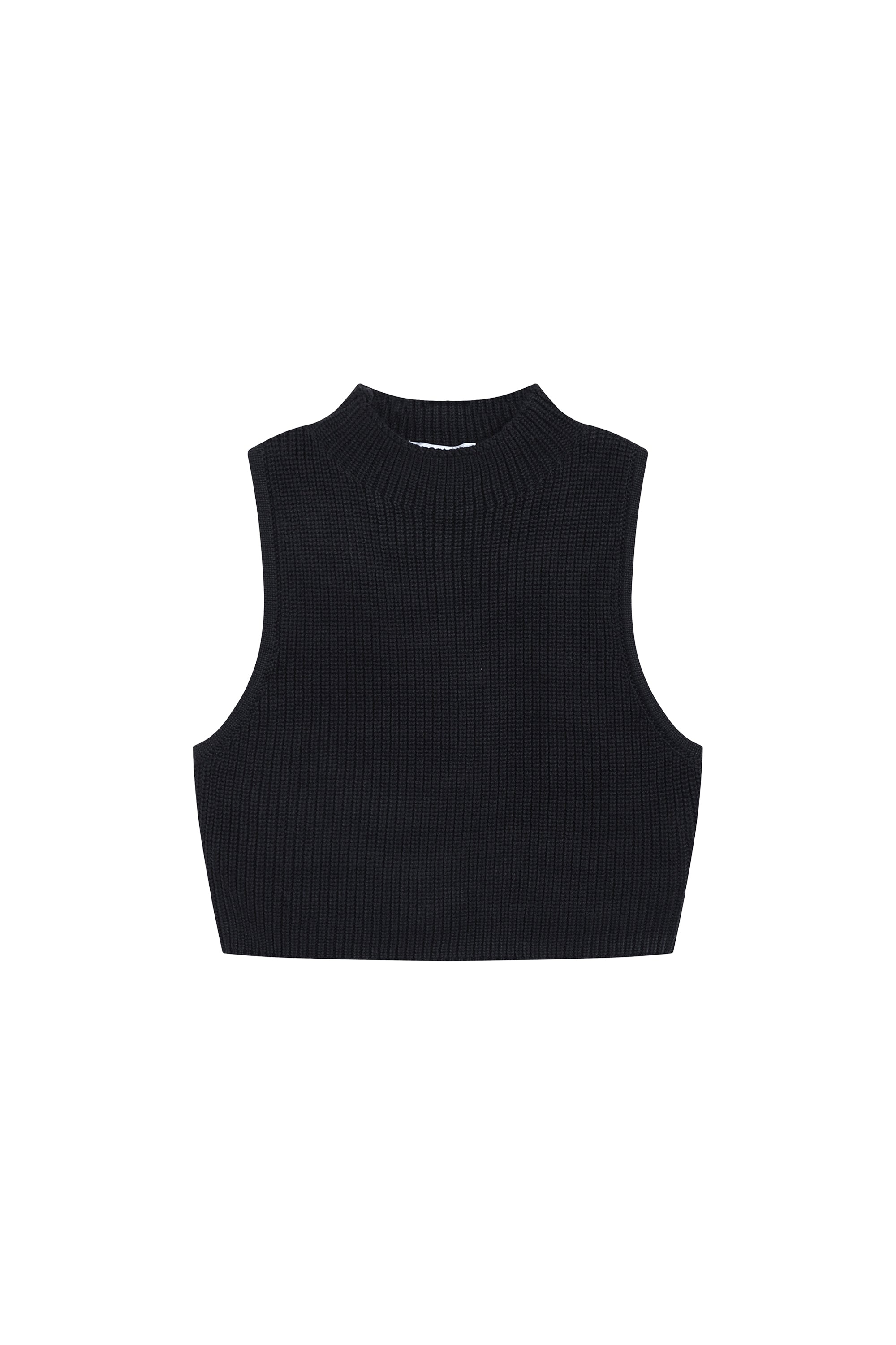 Knit Vest In Black - YJ1NGZYZJ? Official