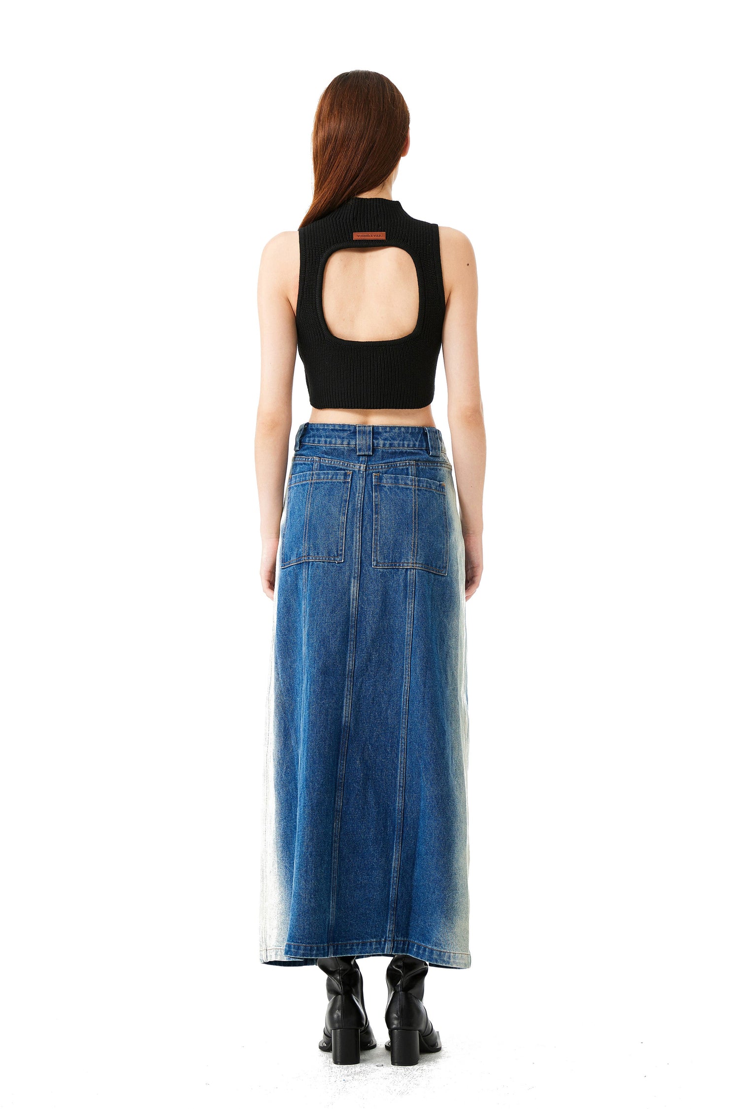 Knit Vest In Black - YJ1NGZYZJ? Official