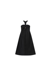 Nylon Halter Midi Dress - YJ1NGZYZJ? Official