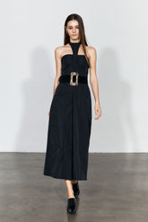 Nylon Halter Midi Dress - YJ1NGZYZJ? Official