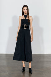 Nylon Halter Midi Dress - YJ1NGZYZJ? Official