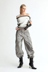 One Shoulder Knit Top In White - YJ1NGZYZJ? Official