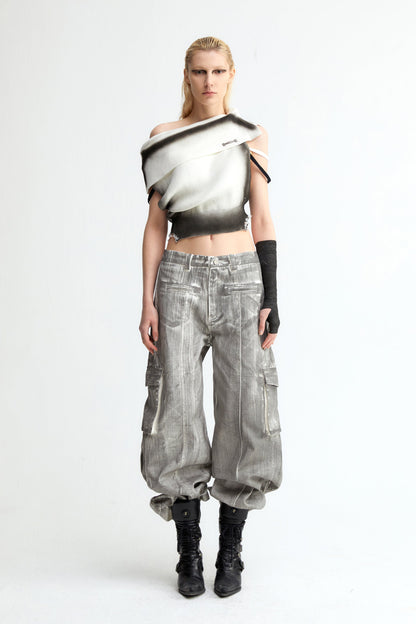 One Shoulder Knit Top In White - YJ1NGZYZJ? Official