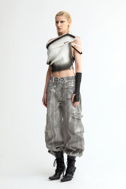 One Shoulder Knit Top In White - YJ1NGZYZJ? Official