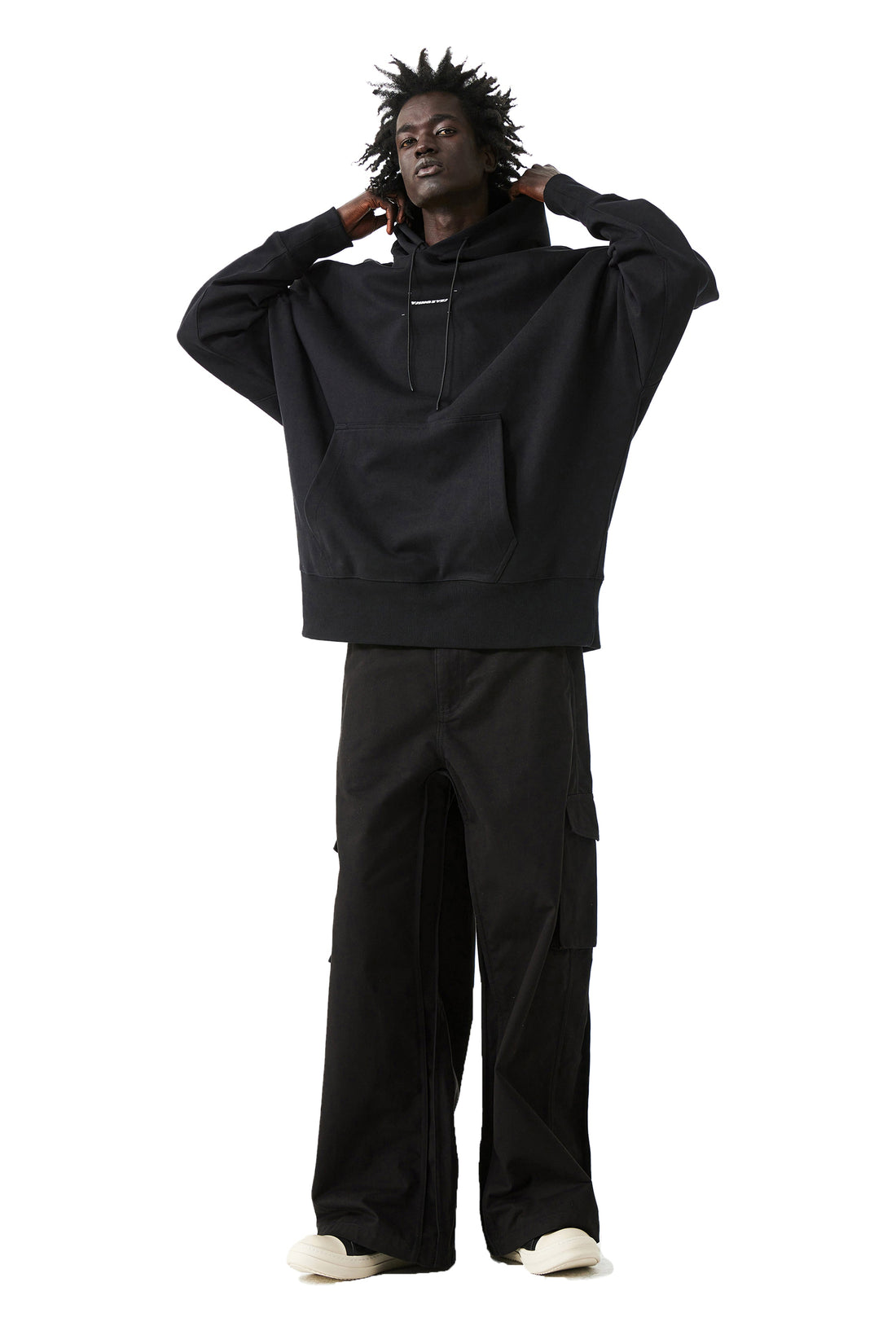 Printed Hoodie In Black - YJ1NGZYZJ? Official