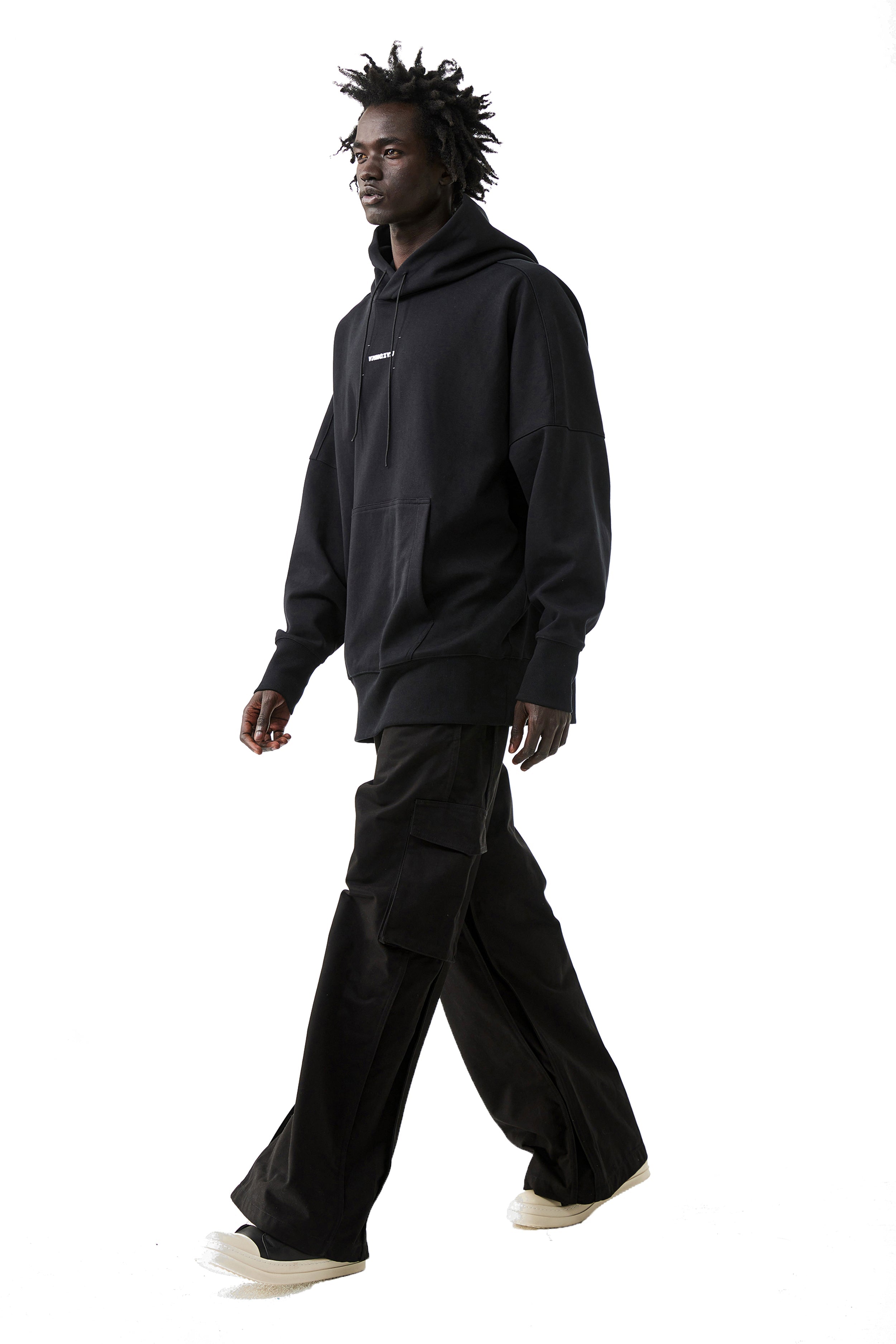 Printed Hoodie In Black - YJ1NGZYZJ? Official