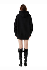 Printed Hoodie In Black - YJ1NGZYZJ? Official