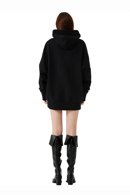 Printed Hoodie In Black - YJ1NGZYZJ? Official