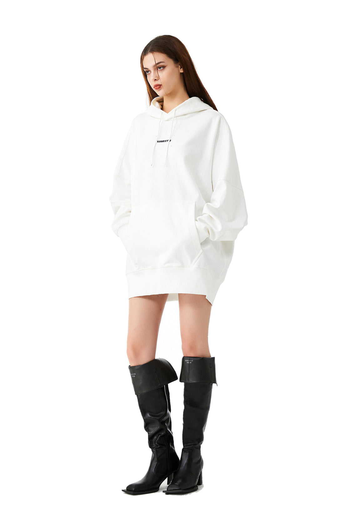 Printed Hoodie In White - YJ1NGZYZJ? Official