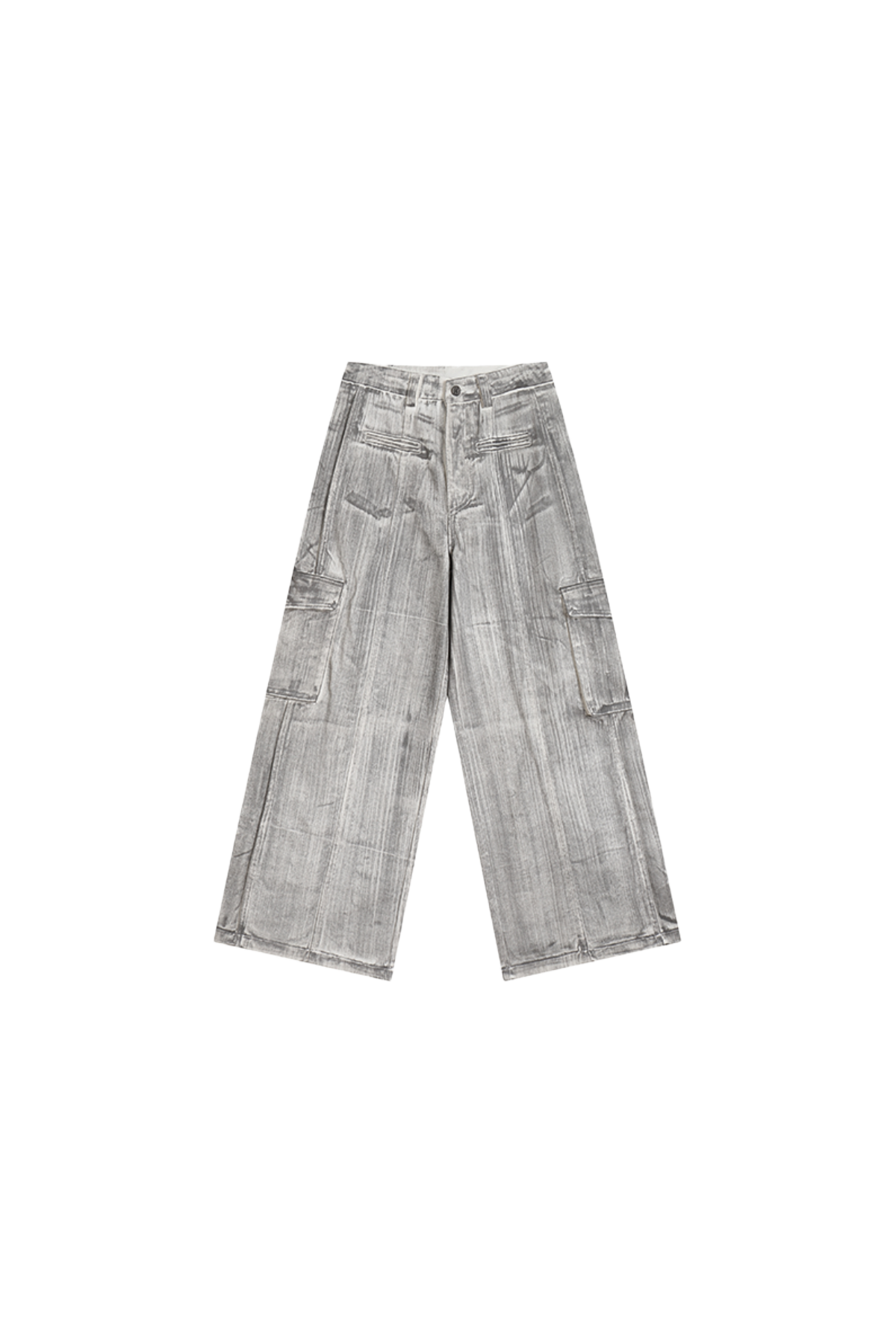 Scrawl Wide-Leg Cargo Jeans - YJ1NGZYZJ? Official