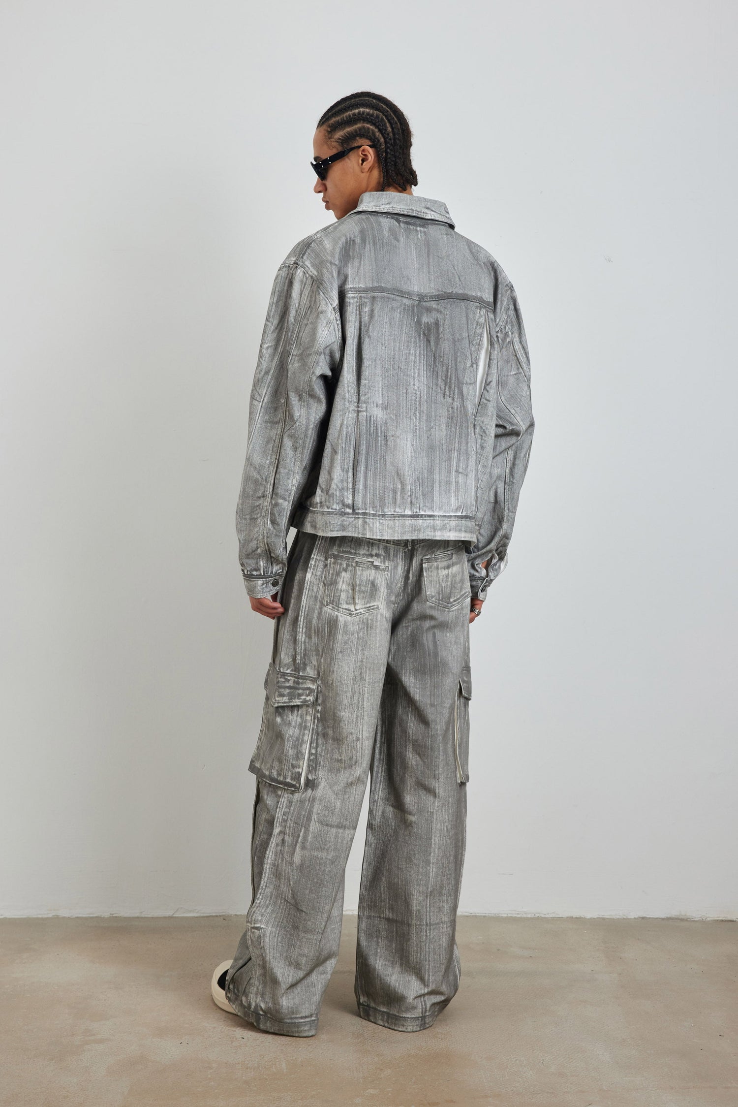 Scrawl Wide-Leg Cargo Jeans - YJ1NGZYZJ? Official