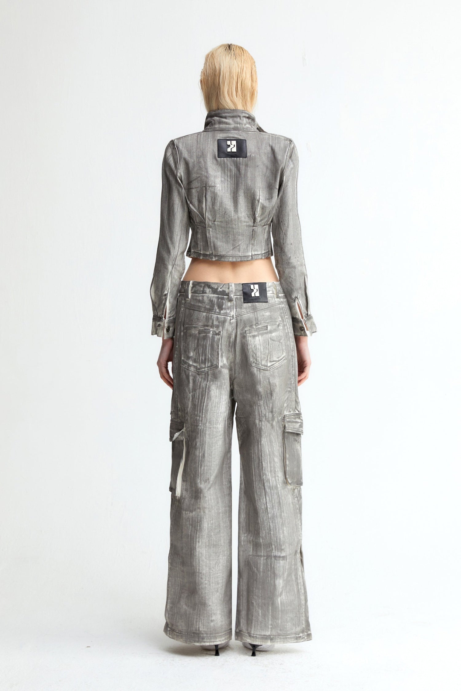 Scrawl Wide-Leg Cargo Jeans - YJ1NGZYZJ? Official