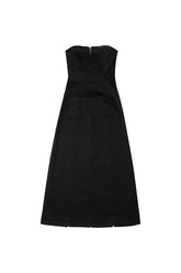 Tube Zipper Dress In Black - YJ1NGZYZJ? Official
