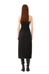 Tube Zipper Dress In Black - YJ1NGZYZJ? Official