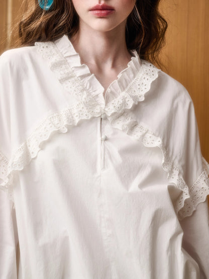 Soft Cloud Organic Cotton Embroidered Dress