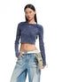"Feria Series" Volcano Washed Cropped T-shirt - CHINASQUAD