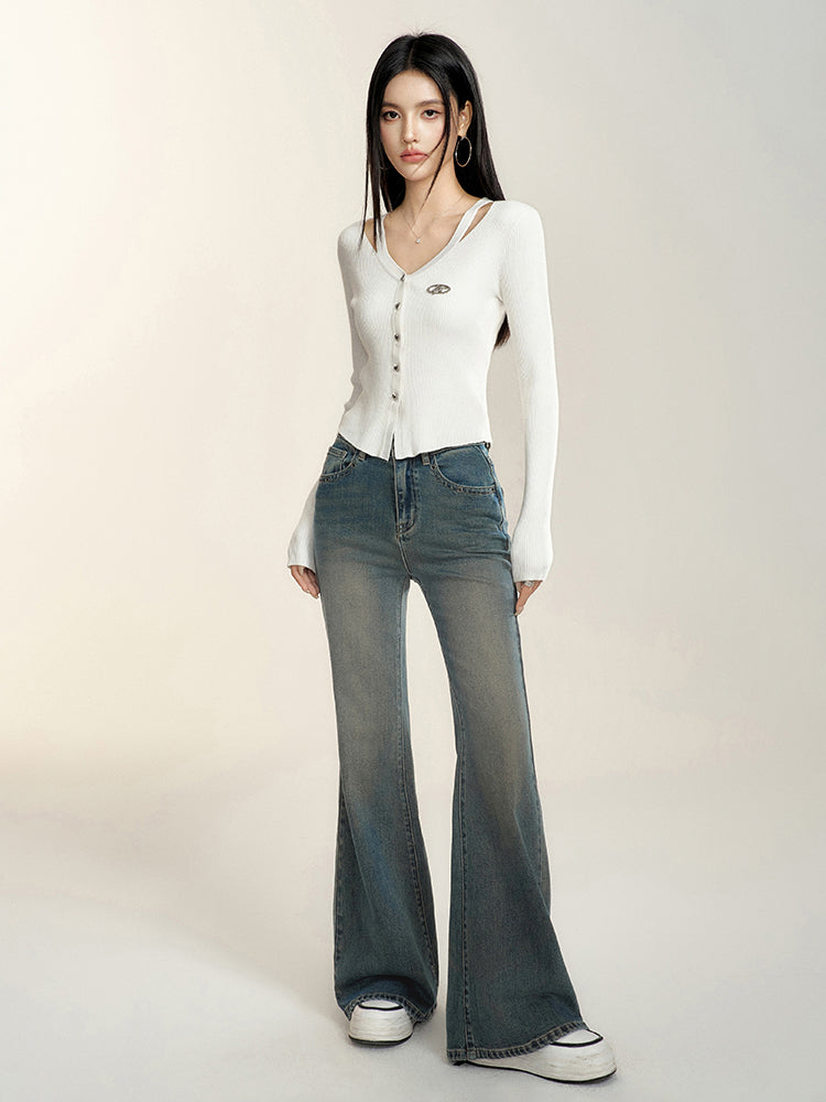 Vintage Slight Flare Jeans