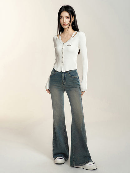 Vintage Slight Flare Jeans