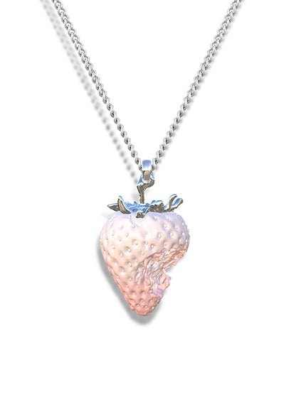 Strawberry K Gold Necklace