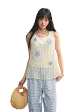 Pearl Crochet Hollow Vest Camisole - CHINASQUAD