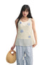 Pearl Crochet Hollow Vest Camisole - CHINASQUAD