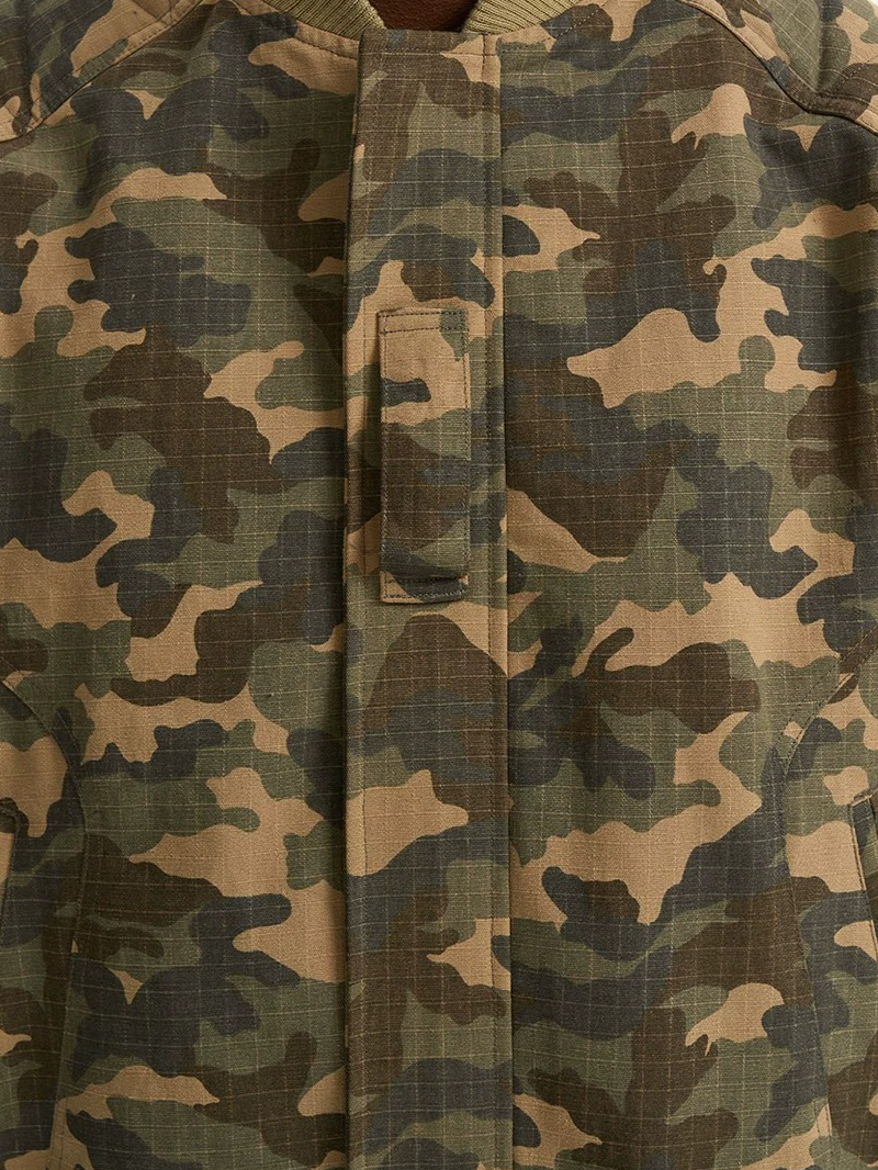 Heavyweight Oversized Camouflage Jacket