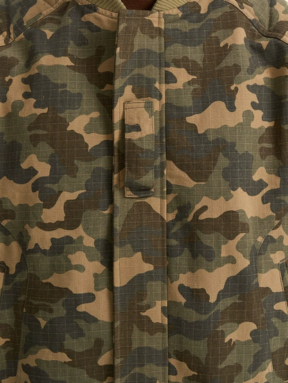 Heavyweight Oversized Camouflage Jacket