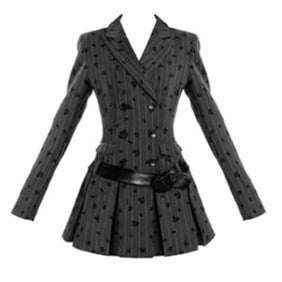 Waist-Cinching Blazer Dress
