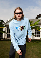 Winged 3D Logo Sweatshirt - CHINASQUAD