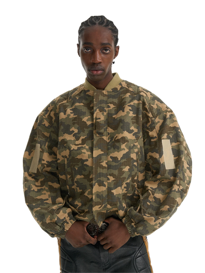 Heavyweight Oversized Camouflage Jacket