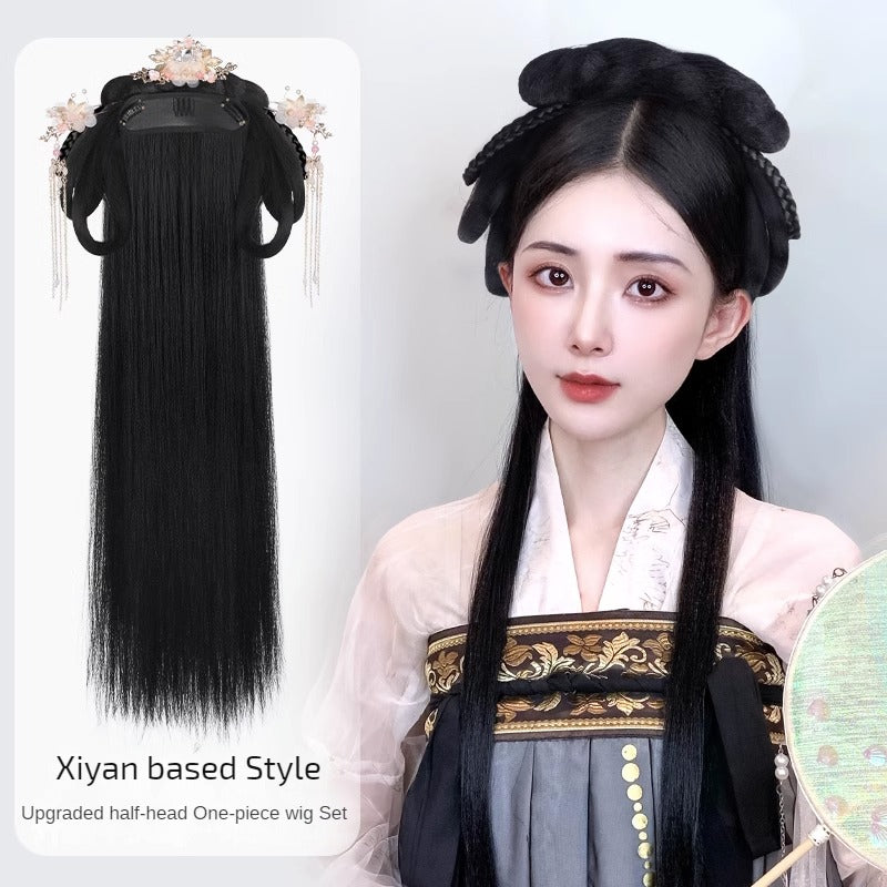 夕颜 XIYAN One-piece Wig Hairpiece - CHINASQUAD