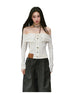 Collared Waist-fitted High-stretch Denim Jacket - CHINASQUAD
