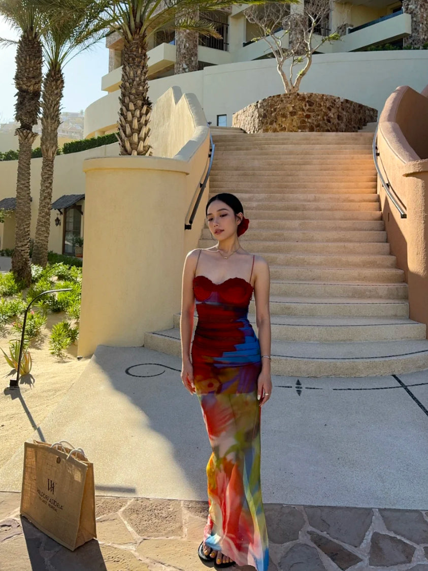 Fake Two Fishbone Slim Fit Dress