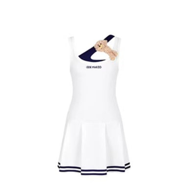 Cutout Pleated Cami Dress