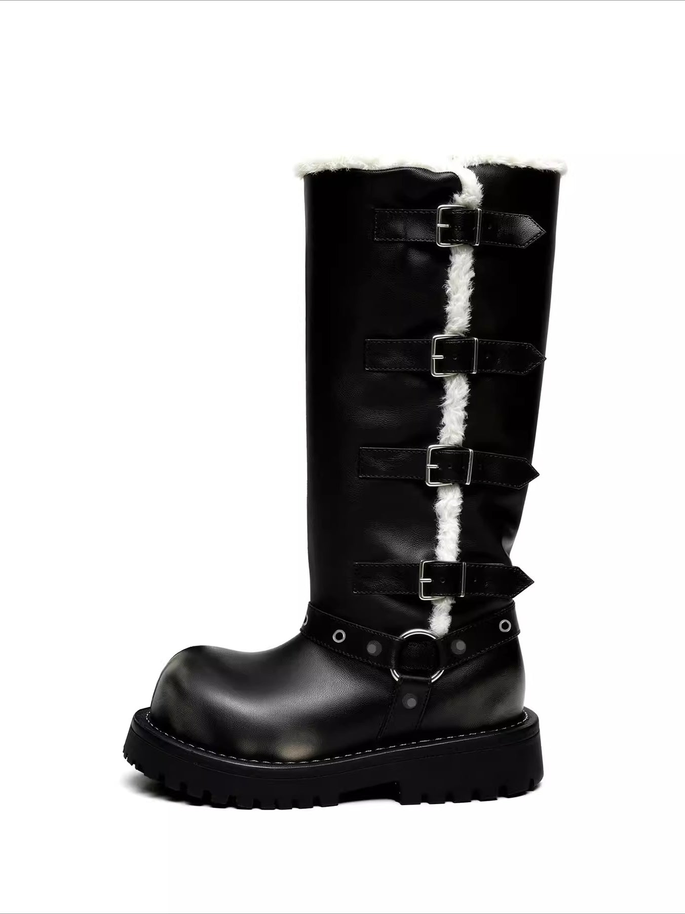 Convertible Fold-Over Knight Boots