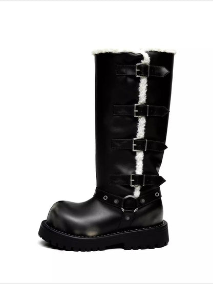 Convertible Fold-Over Knight Boots