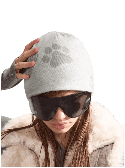 Dual-Tone Reversible Wool Knit Beanie