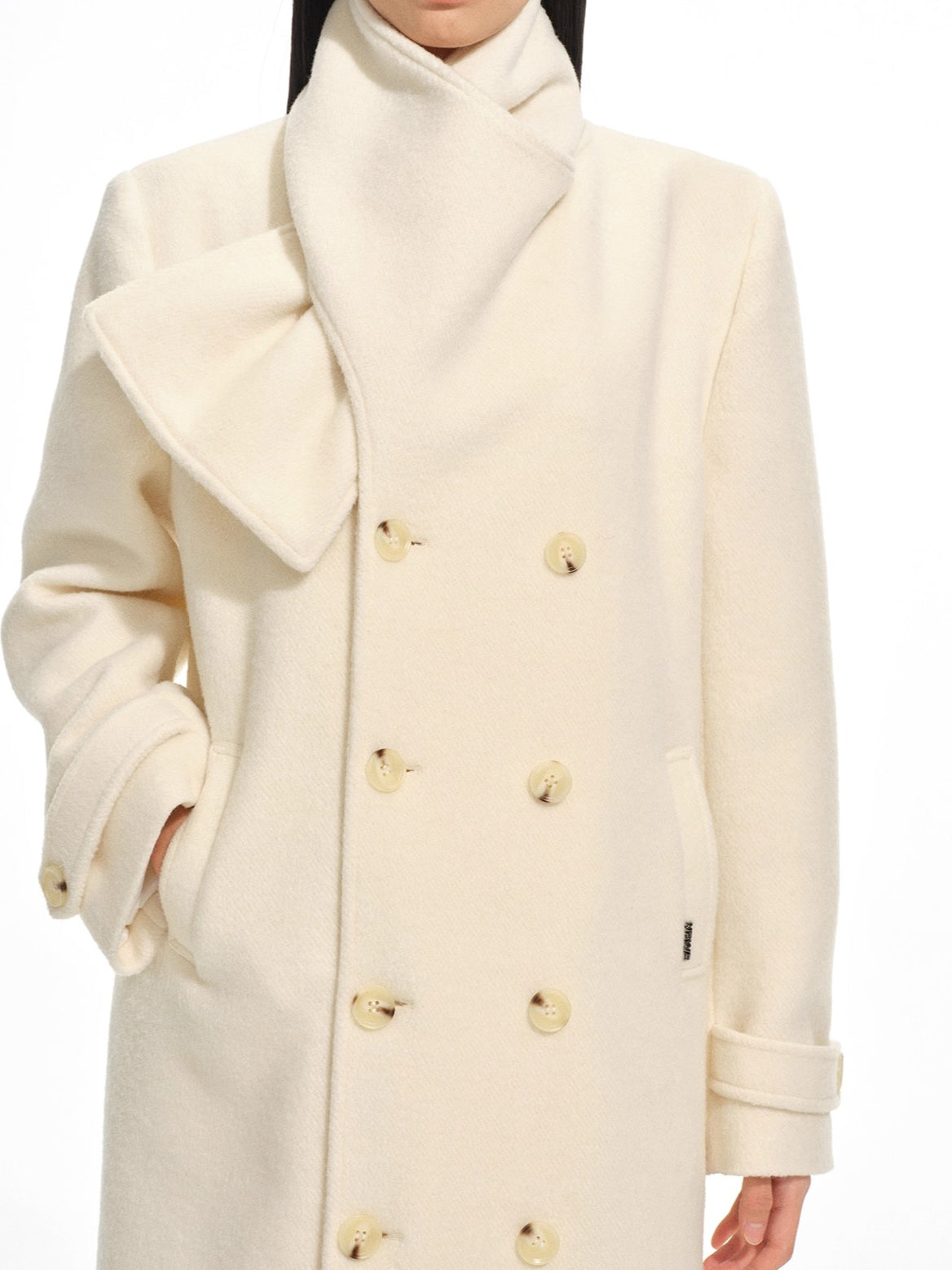 Vellia Shawl Wool-Alpaca Coat