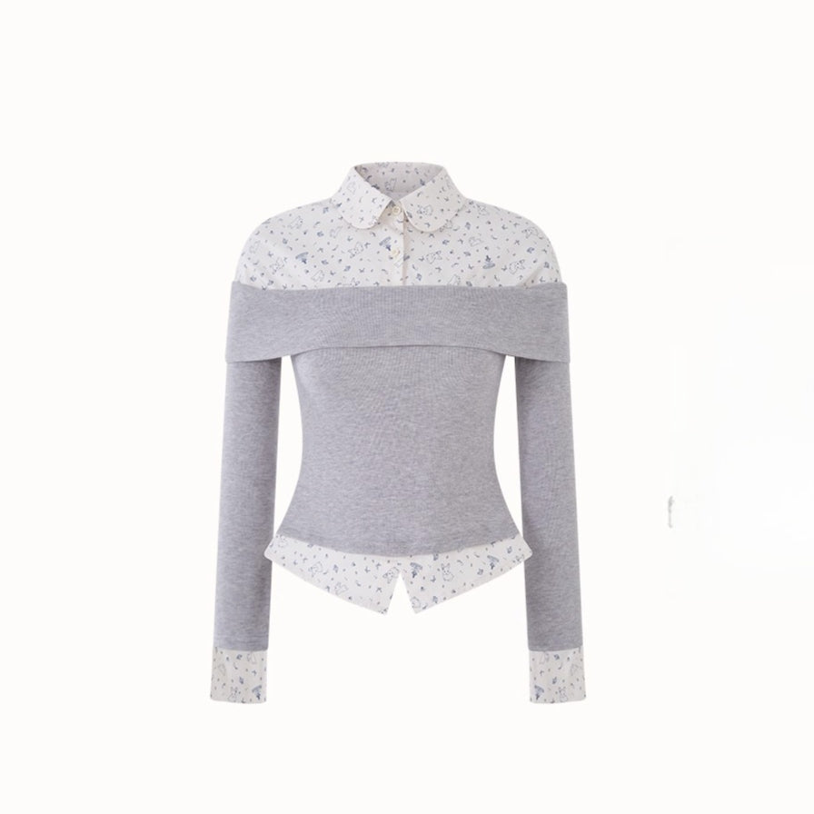 Bunny Fountain Original Printed Two-Piece Set