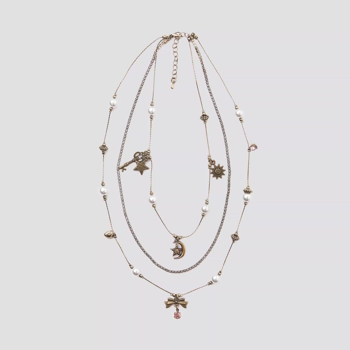 Vintage-Inspired Multi-Layer Statement Necklace