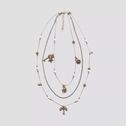 Vintage-Inspired Multi-Layer Statement Necklace