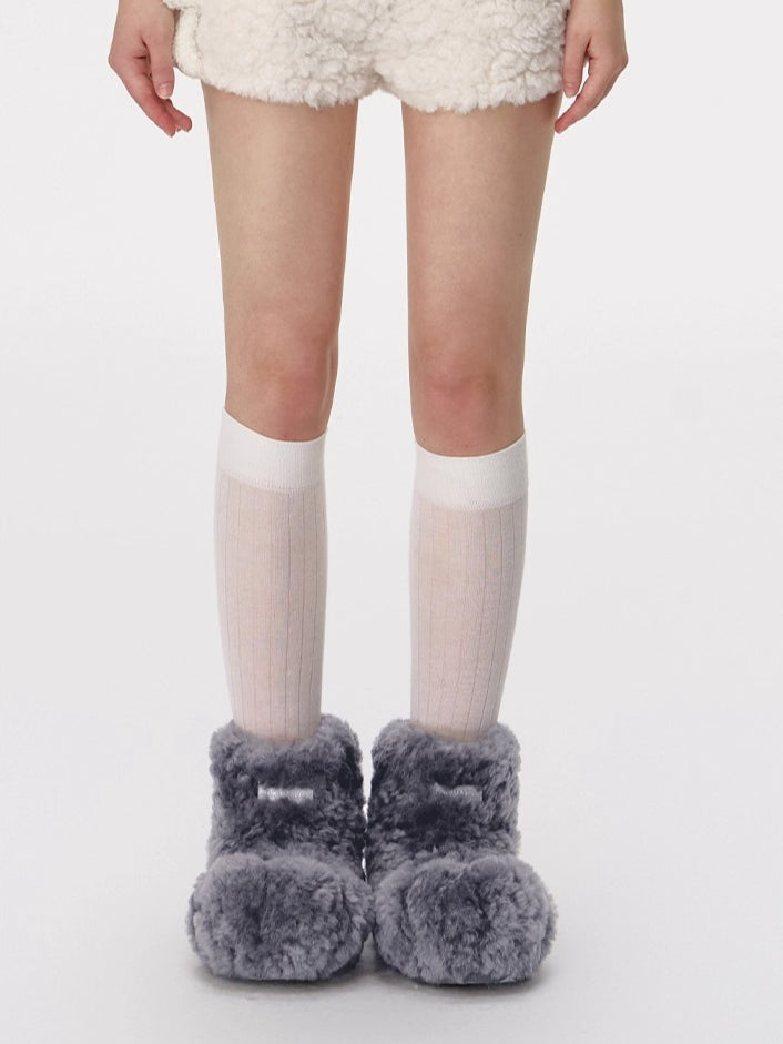 Cute Flat Warm Winter Snow Boots